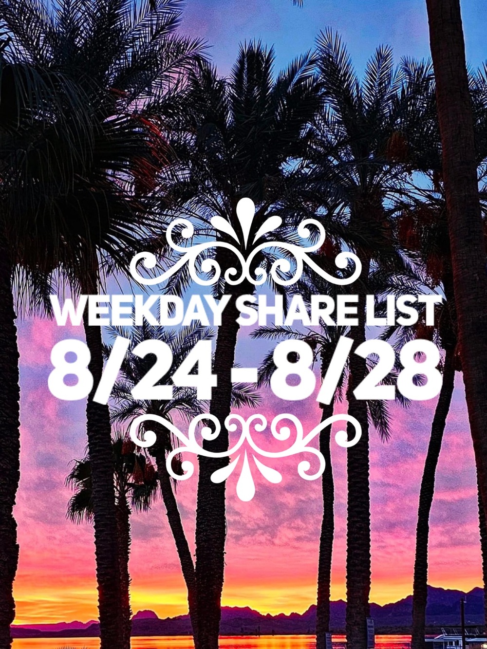 👙 Weekday Share List 👙 - Picture 1 of 1
